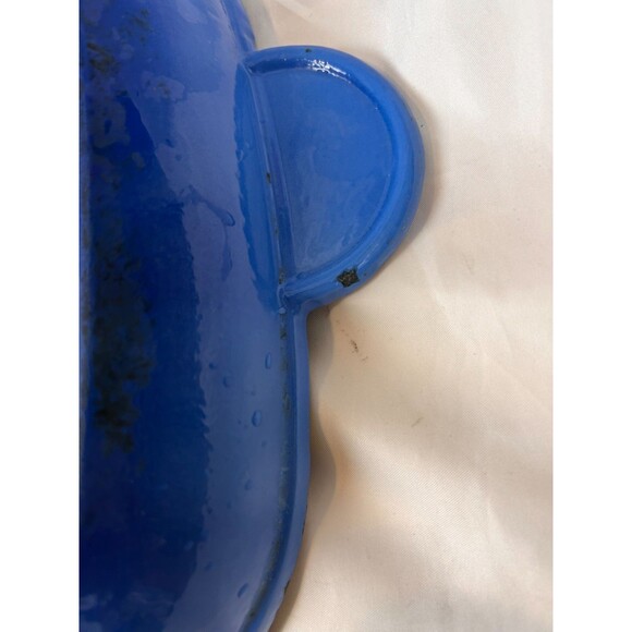 Blue Cast Iron Grill Pan 10.5” Ribbed Square Skillet - Picture 4 of 9